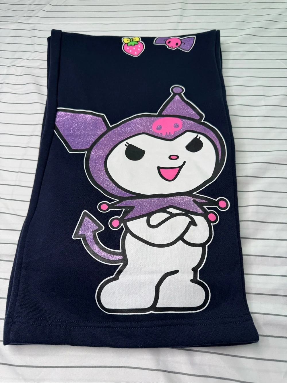 Women’s Black Kuromi Graphic Pants - Cute Character(.new no tag )